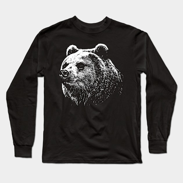 Hey, Bear! Long Sleeve T-Shirt by teehunterdotcom